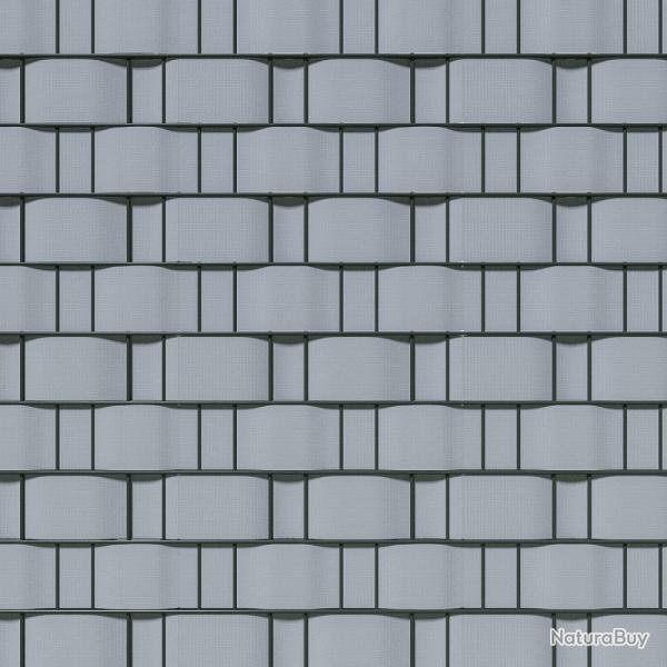Brise vue brise vent film anti regards cl�ture paravent PVC gris 70 m 2208212