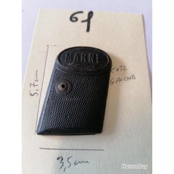 Plaquettes pour r�volver ou pistolet (6f)