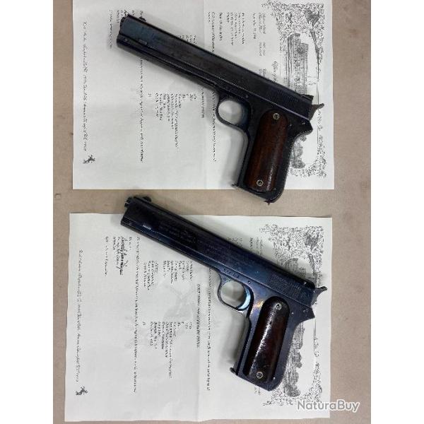 paire de colt 1900 us navy numero cons�cutifs.2 EME SERIES DE PHOTOS.   vente a l unit� possible