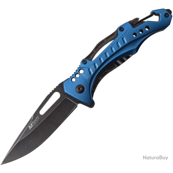 MTA705G2BL Couteau Mtech Varappe A/O Manche Aluminium Blue Lame Acier inox Linerlock