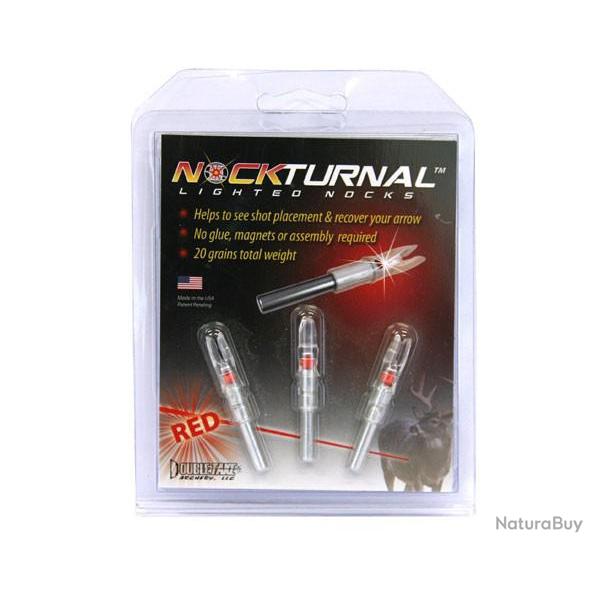 Encoches Lumineuses NOCKTURNAL S (6.2)- Rouge (par 3)