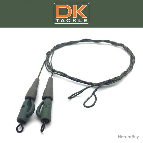 Lead Core Lead Clip Swivel 2 pi�ces Dk tackle