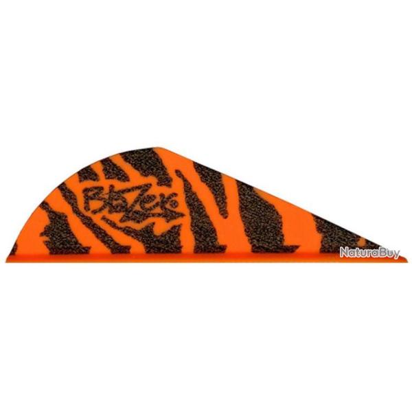 Vanes Blazer 2" - ORANGE FLUO  TIGREE (par 12)