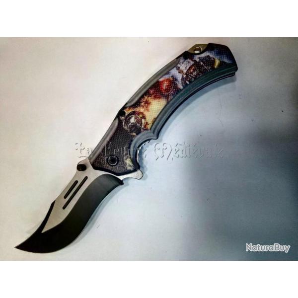 COUTEAU TACTIQUE SAPEURS POMPIERS