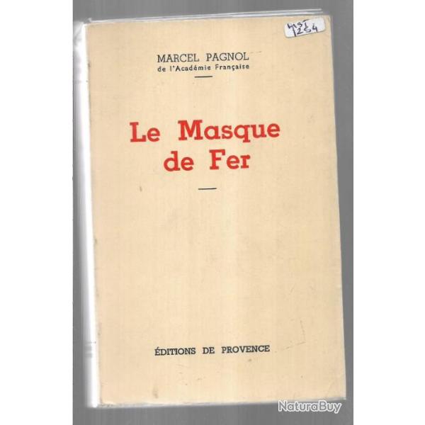 le masque de fer de marcel pagnol