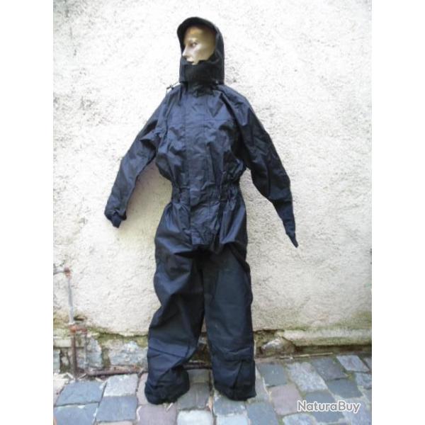 COMBINAISON NOIRE COMMANDOS MARINE / ASSAUTS DE NUITS ABORDAGE FORCES SPECIALES SEALS TAILLE L SIZE