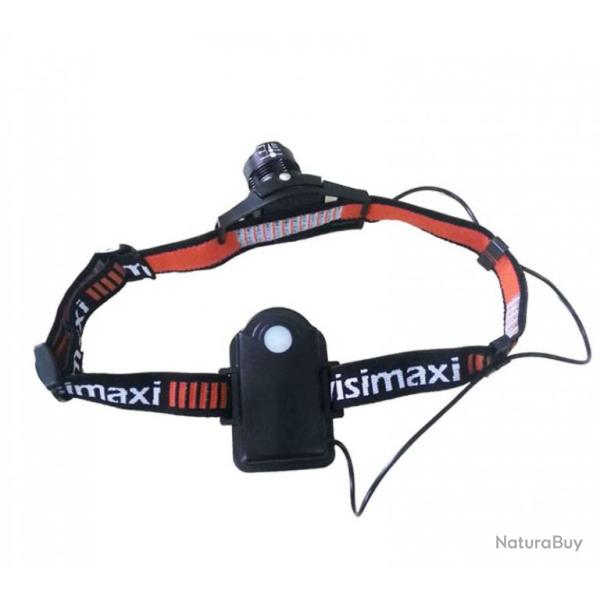 Lampe frontale VISIMAXI puissante avec led "Rouge" pour la s�curit�