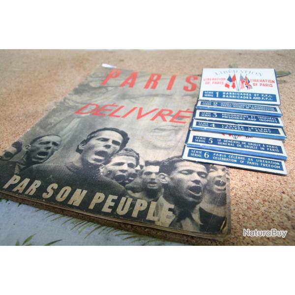 REVUE  PARIS DELIVRE PAR SON PEUPLE  EDITION BRAUN AVEC VISA MILITAIRE NO  9