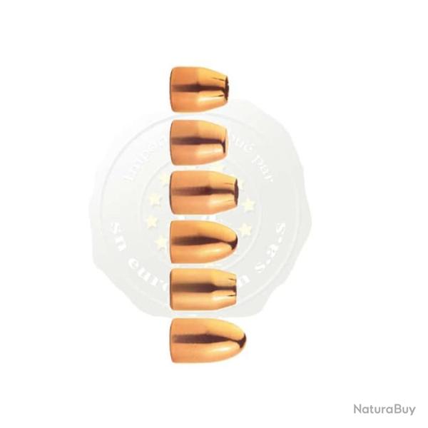 100 Ogives SIERRA Cal 9 x 19 125gr JHP