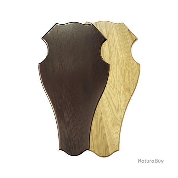 Ecusson pour troph�e cerf 44x23cm brun fonc�