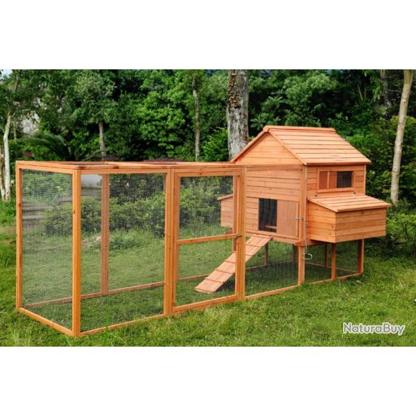 Poulailler PORQUEROLLES XXL TOP abri poule GEANT caille lapin coq volaille lapin cielterre-commerce