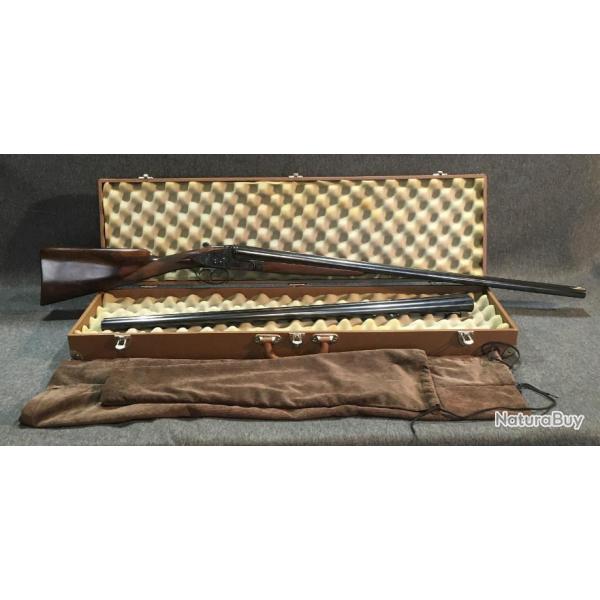 Fusil Juxtapos� Auguste Francotte calibre 12 � platine d�montable �tat neuf sortie de stock armurier