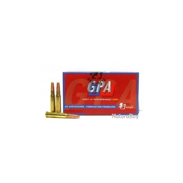 Munitions SOLOGNE calibre 9.3x62 238gr - 15.4g x20
