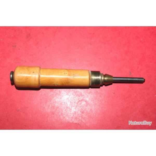 desamorcoir en buis et laiton calibre 12 - VENDU PAR JEPERCUTE (D20H34)