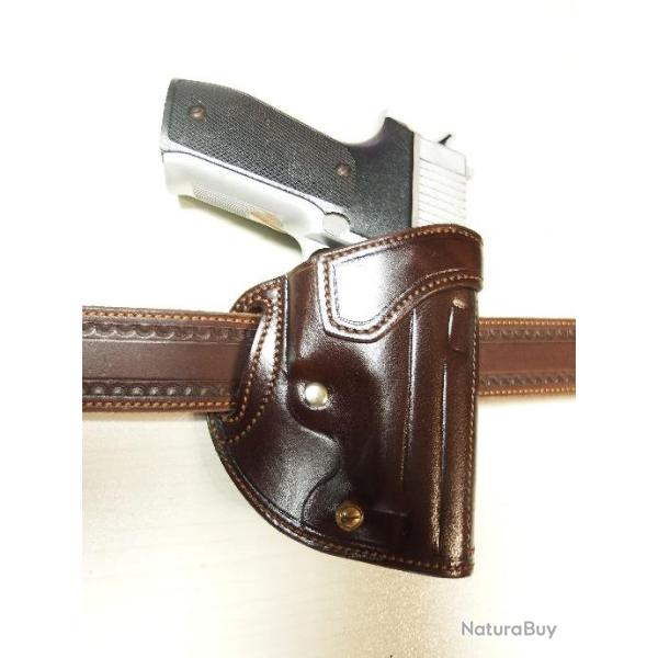 HOLSTER STAND en CUIR pour SIG P226 (fabrication artisanale fran�aise)