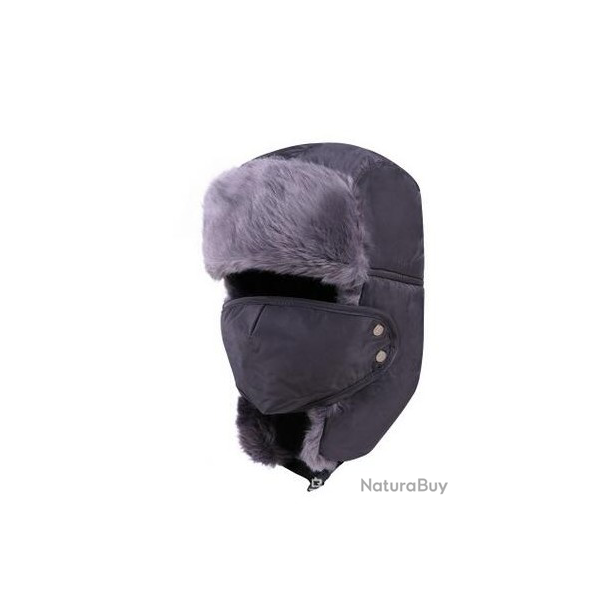 Chapka Fourrure Cotton Grise -- LIVRAISON OFFERTE