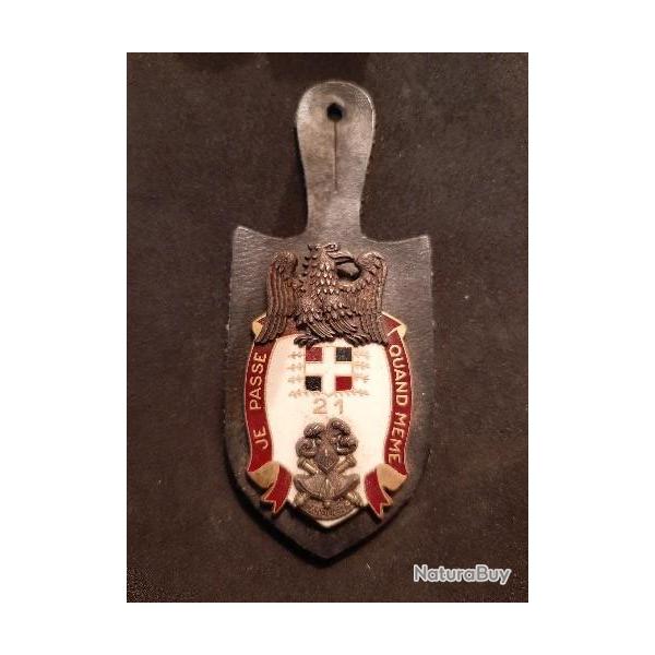 Insigne arm�e fran�aise 21 e rgt de chasseurs para de pamiers