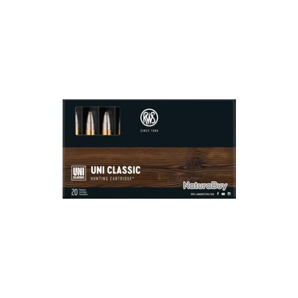 Munitions RWS cal.308 win uni classic 180gr 11,7gr par 20