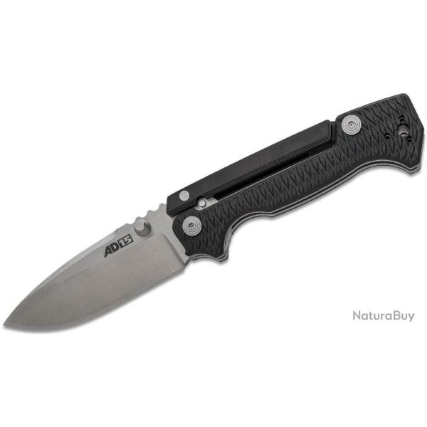 Couteau Cold Steel AD-15 Scorpion Lame Acier S35VN Manche Black G10 Clip CS58SQB