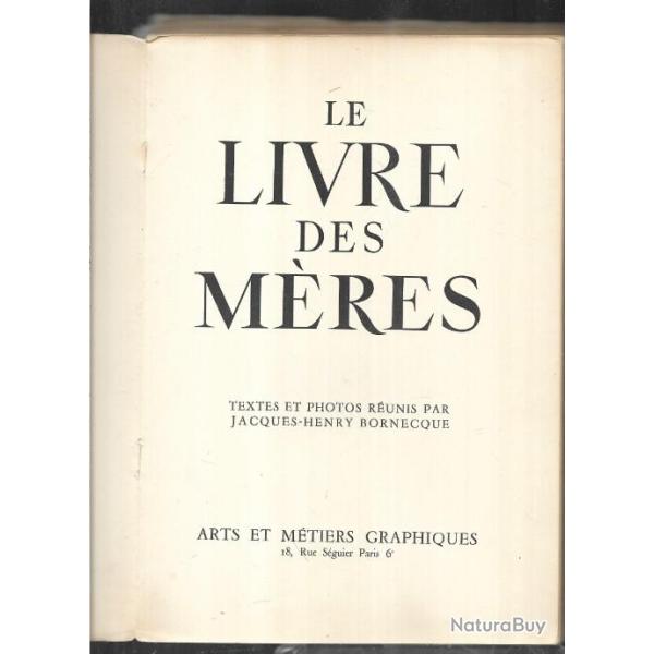 le livre des mres , collectif 1947 , voir tat