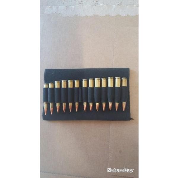 CARTOUCHIERE  de CROSSE de CARABINE POUR CALIBRES 222 , 223, 22-250, 22HORNET