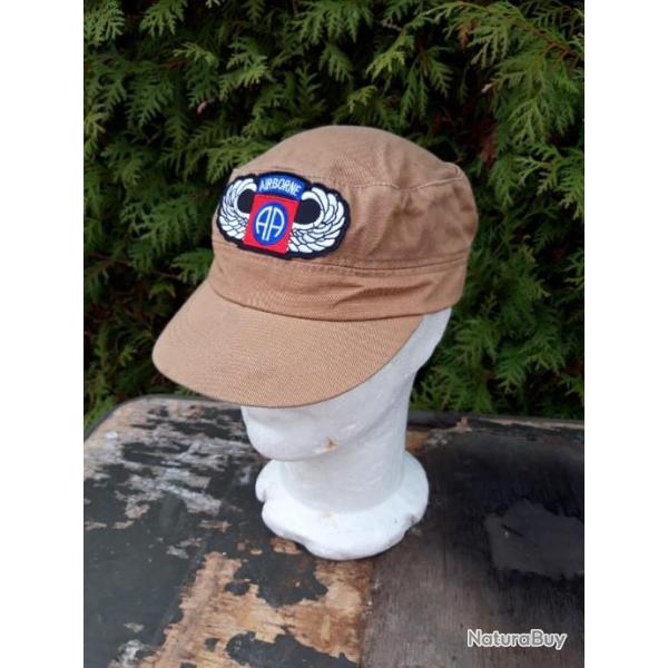CASQUETTE BEIGE 82 EME AIRBORNE