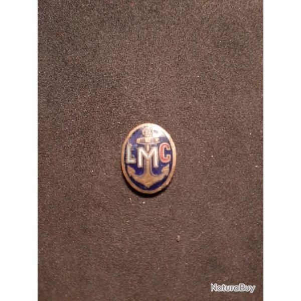 Insigne arm�e Fran�aise  Ligue maritime coloniale. pas d'epingle 1.5 cm de haut