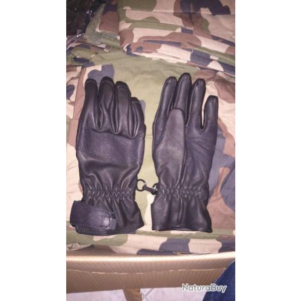 Gants technique cuir : a�ro cordage ,rappel / cordage / protection - neuf - arm�e l�gion