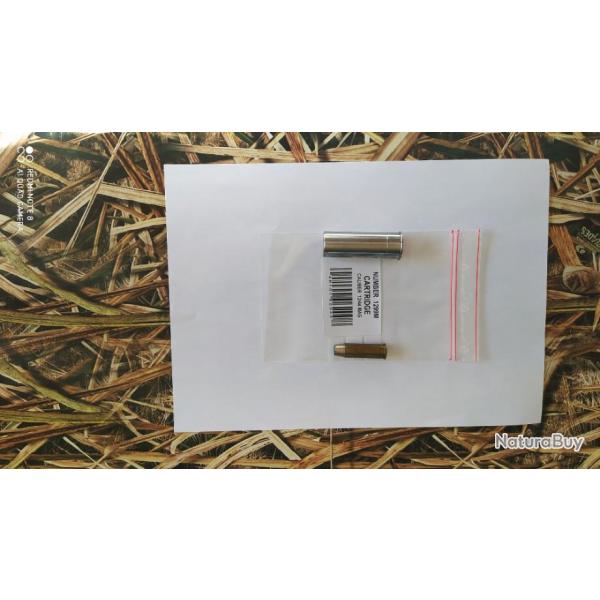 cartouche douille reductrice calibre 12/44magnum en acier