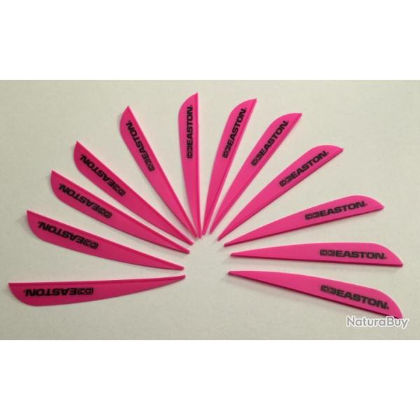 Lot de 12 plumes plastiques (vanes) Easton Diamond 380 (9,65cm) rose