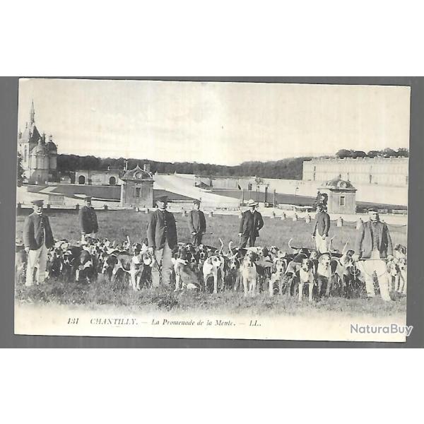 chantilly la promenade de la meute , chasse � courre, �quipage, v�nerie