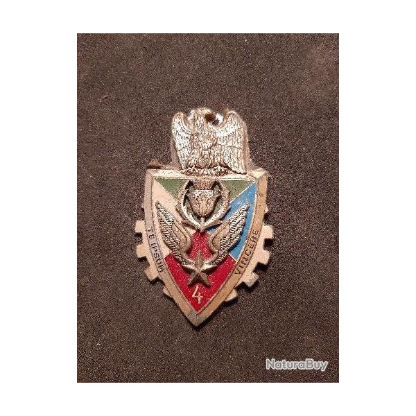 Insigne arm�e fran�aise 4 e delsart , plus de fixation au dos