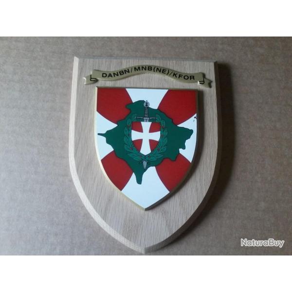 plaque blason 18cm X 14cm KFOR