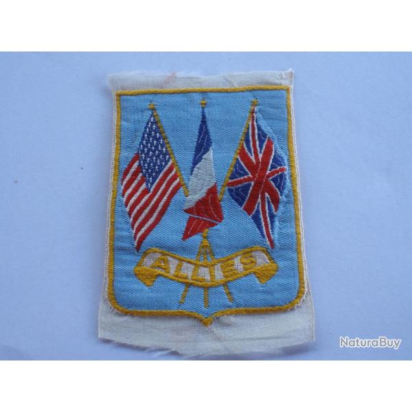 ECUSSON TISSU ALLIES FRANCE ANGLETERRE USA