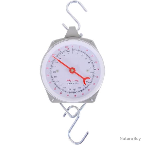 Peson � gibier Kitchener (Mod�le: Plage de mesure jusqu'� 100 kg, bo�tier gris)