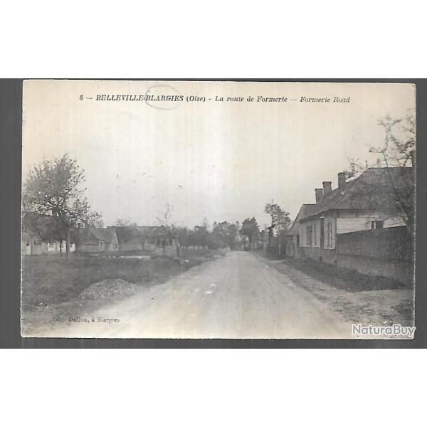 belleville blargies la route de formerie , oise , picardie