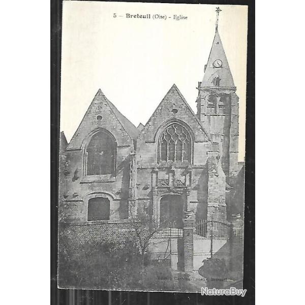 breteuil �glise , oise , picardie gros plan