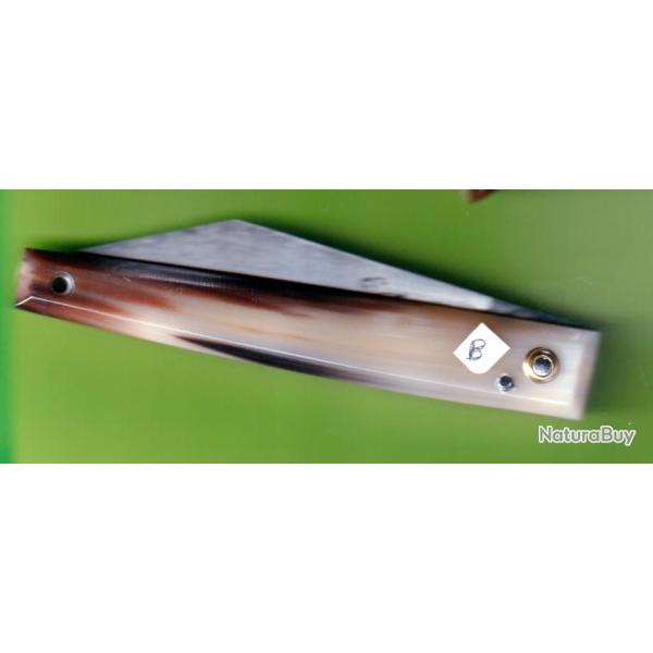 MONTPELLIER rare couteau POINTE de CORNE 18cm GRATUIT grav� Pr�nom