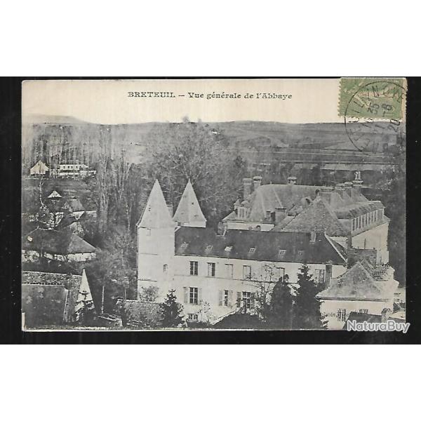 breteuil vue g�n�rale de l'abbaye, oise , picardie