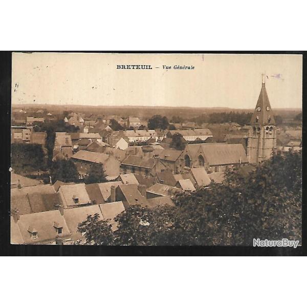 breteuil vue g�n�rale , oise , picardie