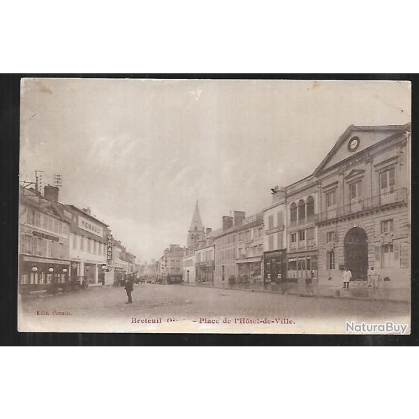 breteuil place de l'hotel de ville  , oise , picardie