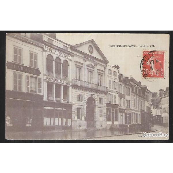 breteuil sur noye hotel de ville  , oise , picardie