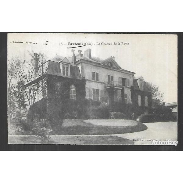 breteuil le chateau de la butte  , oise , picardie