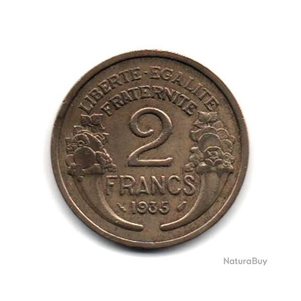 Pi�ce de Monnaie France 2 francs Morlon 1935 La plus rare de la s�rie R1