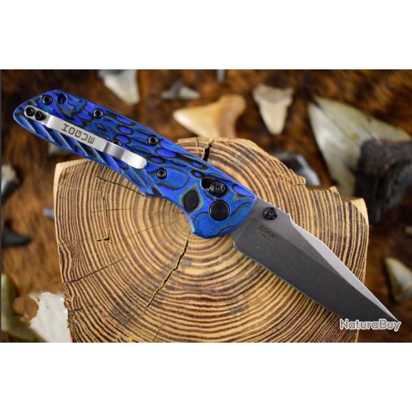 Couteau Hogue Deka ABLE Lock Blue Lame Acier CPM-20CV Manche G10 Clip Made USA HO24273