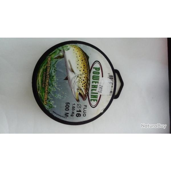 fil de p�che truite fluo