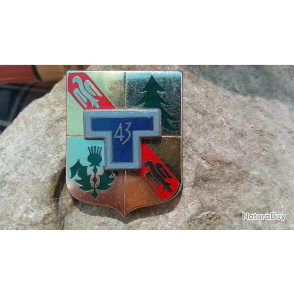 43� R�giment de Transmissions - Fabrication Drago-Paris  ( Occasion bon �tat )