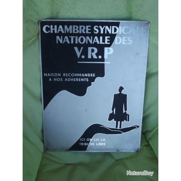 A SAISIR - Belle ancienne plaque publicitaire en m�tal �paisseur 1mm 39.5x30 cm