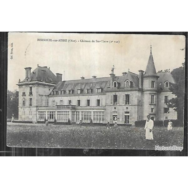 berneuil sur aisne chateau de sainte-claire 2e vue , oise , picardie