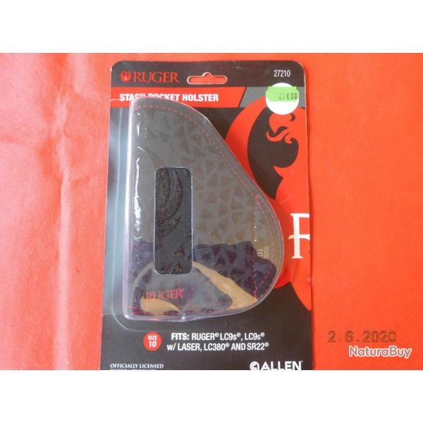 RUGER TAILLE 10, pour poche